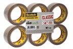 3M™ Scotch® Csomagolószalag tálca barna 50mm x 66m 6db/ tálca