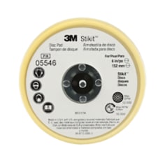 3M™ Stikit™ Low Profile Finishing Disc Pad, 05546, beige, 6 in x 11/16 in (152.4 mm x 17.3 mm)