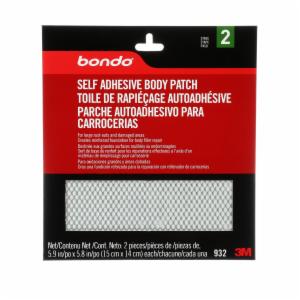 Bondo Self Adhesive Body Patch, 932SRP, 2 per pack, 4 packs per caseimage
