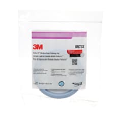 High performance, single sided, blue foam polishing pad. Eliminates swirl marks on painted surfaces; even on difficult dual actionrk coloured cars. Unique inset design. Use with 3M™ Perfect-It™ Ultrafine Machine Polish and 3M™ Hookit™ Backup Pad PN05717 or PN05718.
