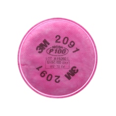 3M™ Particulate Filter, 2091, P100, 100 per case