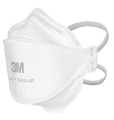 Respirador Plegable de Protección Respiratoria 3M™ 9820+BR, PFF-2(S), 100  Unidades/Caja