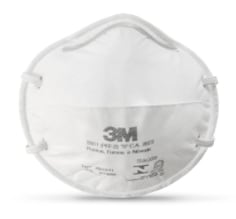 Respirador de Asistencia Médica para Partículas y Mascarilla Quirúrgica 3M™  Aura™ 1870+, N95, 120/Caja