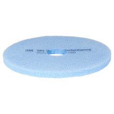 3M Sky Blue Hi-Performance Burnish Pad 3050, 43cm (17")
