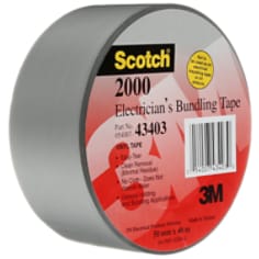 Scotch® Electrician's Duct Tape, 2000, 2 in x 50 yd (50 mm 46 m)