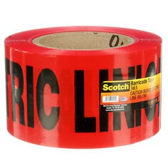 Scotch® 303 Buried Barricade Tape, CAUTION BURIED ELECTRIC LINE