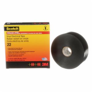 Scotch Vinyl Electrical Tape 22, 1-1/2 in x 36 yd, Black, 12 rolls/Case image Scotch Vinyl Electrical Tape 22, 1-1/2 in x 36 yd, Black, 12 rolls/Caseimage