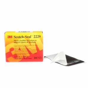 3M™ Scotch-Seal Mastic Tape Compound 2229, 2-1/2 in x 3-3/4 in, Black, 10 pads/carton, 40 pads/Case image 3M™ Scotch-Seal Mastic Tape Compound 2229, 2-1/2 in x 3-3/4 in, Black, 10 pads/carton, 40 pads/Caseimage