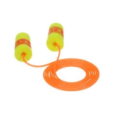 3M™ E-A-Rsoft SuperFit Earplugs, 311-1254, yellow, corded