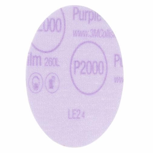 Feuilles Abrasives 3M 734U P60 - 115 X 230 Mm - 25 Pièces Violet Hookit
