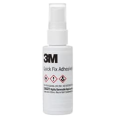 3M™ Automix™ Quick Fix Adhesive Kit is a cyan acrylic adhesive kit used to bond rubber, metal and plastic. The accelerator, included in this kit, provides nearly instant bonding plus added strength. Ideal for extremely quick, easy repairs of small pieces.