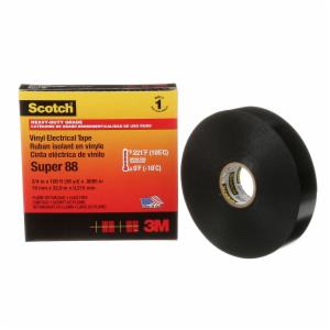 Scotch Vinyl Electrical Tape Super 88, 3/4 in x 108 ft, Black, 1 in Core, 48 rolls/Case image Scotch Vinyl Electrical Tape Super 88, 3/4 in x 108 ft, Black, 1 in Core, 48 rolls/Caseimage