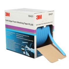 3M™ Soft Edge Foam Masking Tape Plus, 50421, 49 m, 21 mm x 7 m