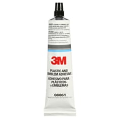 3M™ Plastic & Emblem Adhesive is a strong, quick-drying adhesive that can be used for bonding or metal emblems.