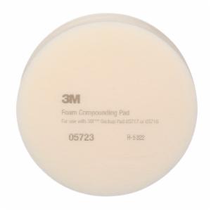 3M™ Foam Compounding Pad, 05723, Single Sided, Flat Back, 8 in (203.2 mm), 2 pads per bag, 12 bags per case image 3M™ Foam Compounding Pad, 05723, Single Sided, Flat Back, 8 in (203.2 mm), 2 pads per bag, 12 bags per caseimage