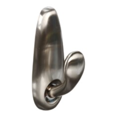 Command™ Forever Classic Brushed Nickel Large Metal Hook