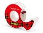 Scotch® Crystal Clear Tape, Navulbare Dispenser, 19 mm x 7,5 m