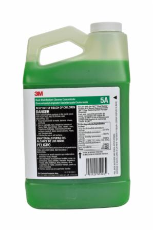 3M™ Quat Disinfectant Cleaner Concentrate 5A, 0.5 Gallon, 4 Bottles/Caseimage