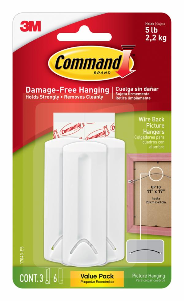 Command Wire Back Picture Hangers Value Pack