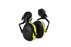 Casque antibruit 3M™ PELTOR™ X4P3 avec support de casque, Hi-Viz