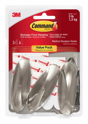 Command Designer Medium Hook 17081BN-3ES image Command Designer Medium Hook 17081BN-3ESimage