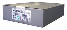 ラベルシール(レーザープリンタ) A4 21面 100シート入
