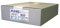 パソコンプリンタ&ワープロラベルシール(プリンタ兼用) 汎用・インチ改行 12面 500シート入