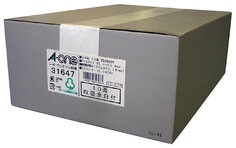 ラベルシール(レーザープリンタ)再生紙 A4 10面 四辺余白付 500シート入