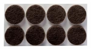 Scotch Round Felt Pads, SP822-NA, 1 in, Brown, 32/pk image Scotch Round Felt Pads, SP822-NA, 1 in, Brown, 32/pkimage