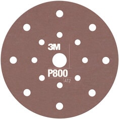 Flexible Abrasive Hookit™ Disc 17Hole, 6 inch, P800, 34802