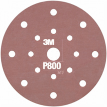 3M™ Hookit™ Flexible Abrasive Disc 270J, 34802, 6 in, Dust Free, P800, 25 discs per carton, 5 cartons per case