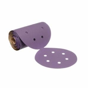3M™ Cubitron II Stikit Film Disc Roll 775L, 120+ 3MIL, 6 in x NH, 6HL, Die 600HZ, 125 Discs/Roll, 4 Rolls/Caseimage