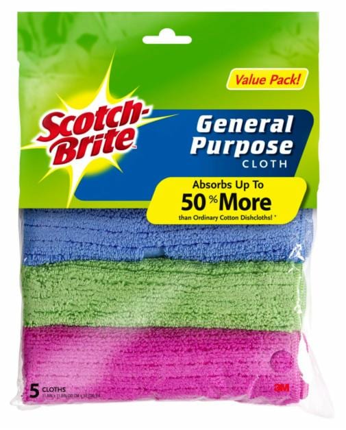 3pc Scotch-Brite Kitchen Cleaning Sponge Wipe,Clean Any Mess In A Swipe