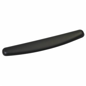 3M™ Gel Wrist Rest WR309LE, with Antimicrobial Product Protect, 25% Recycled Content, Leatherette, Blk 2.75 in x 18.0 in x 0.75 inimage
