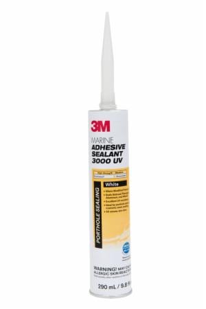 3M™ Marine Adhesive Sealant 3000 UV, White, 290 mL Cartridge, 12/Caseimage
