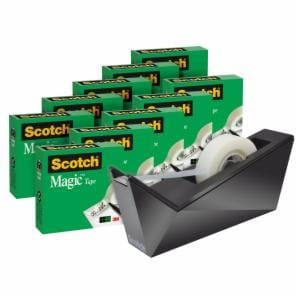 Scotch Tape with Dispenser 810K10-C17MB, 10 Rolls and 1 Dispenser/Pack image Scotch Tape with Dispenser 810K10-C17MB, 10 Rolls and 1 Dispenser/Packimage