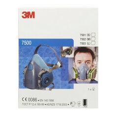 3M™ Semimaschera riutilizzabile, Grande, 7503