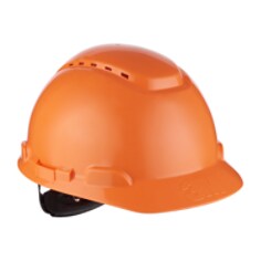 3M™ H700 Casco con ventilación y arnés de ruleta Naranja (1 casco/bolsa)