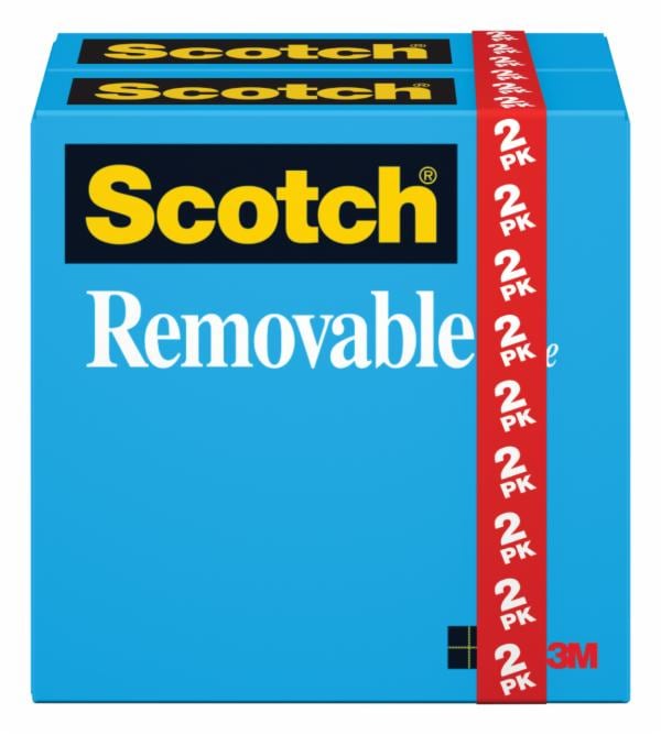 Scotch Removable Tape 811-2PK
