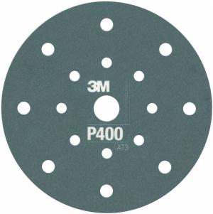 3M™ Hookit Flexible Abrasive Disc 270J, 34800, 6 in, Dust Free, P400, 25 discs per carton, 5 cartons per caseimage