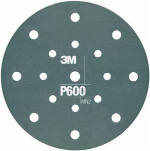 3M™ Hookit Flexible Abrasive Disc 270J, 34801, 6 in, Dust Free, P600, 25 discs per carton, 5 cartons per caseimage