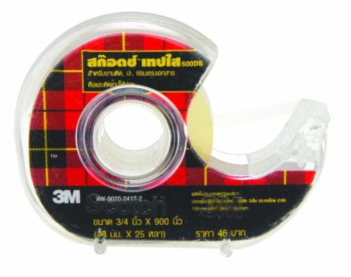 สก๊อตช์® เทปใส 600DS
