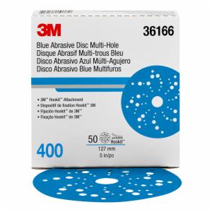 3M™ Hookit Blue Abrasive Disc 321U, 36166, 5 in, 400, Multi-hole, 50 Discs/Carton, 4 Cartons/Case image 3M™ Hookit Blue Abrasive Disc 321U, 36166, 5 in, 400, Multi-hole, 50 Discs/Carton, 4 Cartons/Caseimage