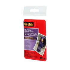 Scotch Self-Sealing Laminating Pouch, PL903-C, 6.35 cm x 8.89 cm