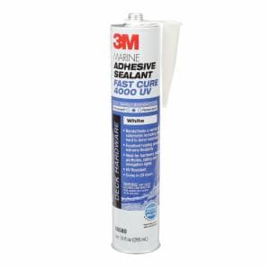 3M™ Marine Adhesive Sealant 4000UV, PN06580, White, 295 mL Cartridge, 12/Caseimage