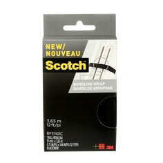 Scotch Bundling Wrap,RF3740C,black,19 mm x 3.6 m