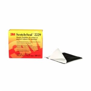 3M™ Scotch-Seal Mastic Tape Compound 2229, 3-3/4 in x 3-3/4 in, Black, 10 pads/carton, 40 pads/Case image 3M™ Scotch-Seal Mastic Tape Compound 2229, 3-3/4 in x 3-3/4 in, Black, 10 pads/carton, 40 pads/Caseimage