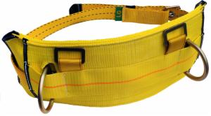 3M™ DBI-SALA Derrick Tongue Buckle Positioning Belt with Pass-Thru Harness Connector 1000542, Yellow, Smallimage