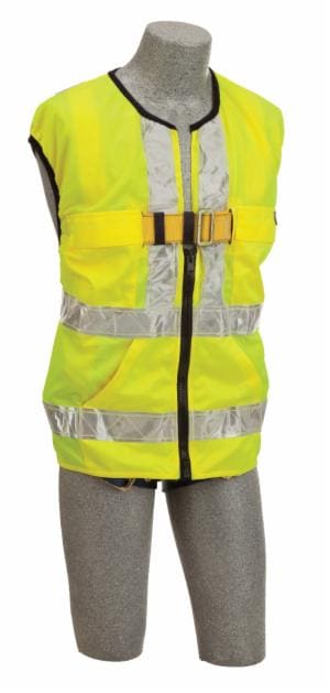 3M™ DBI-SALA Delta Hi-Vis Reflective Workvest Safety Harness 1107420, Yellow, Universalimage