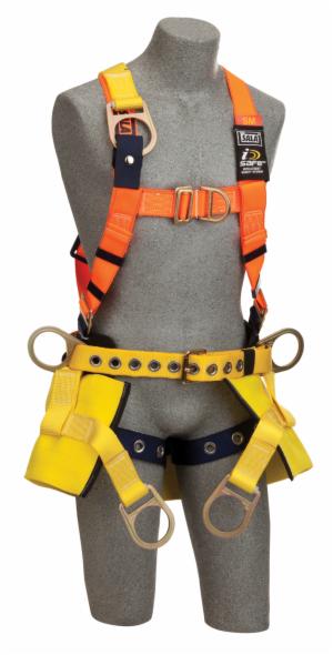 3M™ DBI-SALA Delta Construction Climbing/Positioning Safety Harness with Seat Sling 1108100, Largeimage